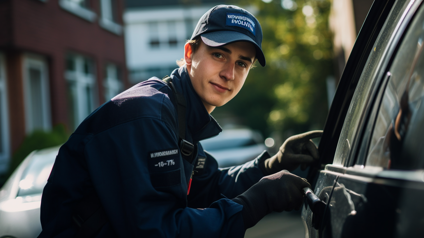 ALFA_CORP_A_young_locksmith_in_uniform_focused_on_opening_a_stu_ae3b0533-9ebe-4ff7-baf6-da12b10de4d2