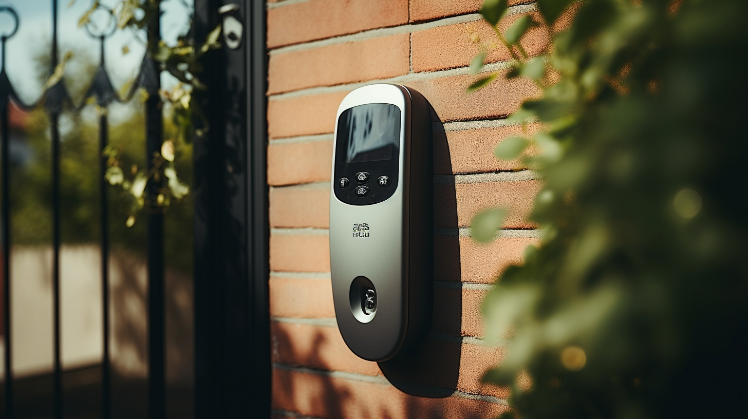 ALFA_CORP_Future_biometric_lock_without_buttons_on_the_wall_of__0f830a32-3b72-456b-a089-5618c3b998a4